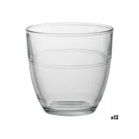 set de verres duralex 1017ac04 transparent verre 4 pièces 220 ml (12 unités) (4 pcs)