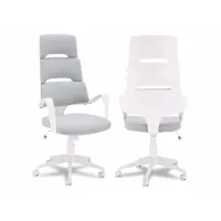 chaise de bureau domo blanc 190050