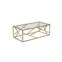jaipur - table basse rectangulaire en verre et métal doré jaipur-ver-dor