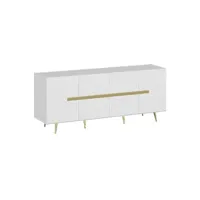 homemania armoire multifonctionnelle moderne - jose - blanc -47 x  x 18 x 75 cm
