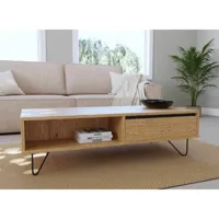 table basse en bois avec rangement darina