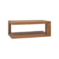table basse  table de salon  tables d'appoint pour chambre 90x50x35 cm bois de teck solide  meuble pro joq64288