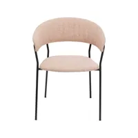 chaise avec accoudoirs belle rose kare design