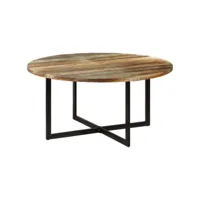 table cuisine - table à manger 150x75 cm bois massif de récupération