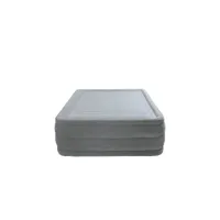 intex matelas double comfort-plush high-rise - gris - 152x203x56 cm