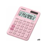 calculatrice casio ms-20uc rose 2,3 x 10,5 x 14,95 cm (10 unités)