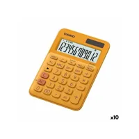 calculatrice casio ms-20uc 2,3 x 10,5 x 14,95 cm orange (10 unités)