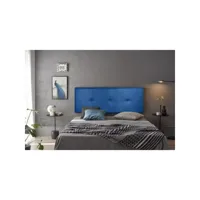 tête de lit cala en similicuir bleu 170