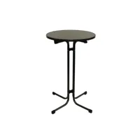 table haute limbourg gris 800 mm -  - acier 800x1100mm