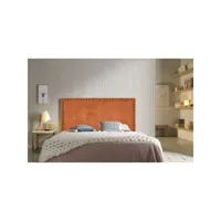 tête de lit lirio en tissu orange 160