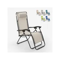chaise longue de plage et jardin pliante multipositions emily zero gravity beach and garden design
