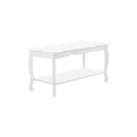 table basse de salon mdf 87,5 cm sapin laqué blanc helloshop26 03_0004159