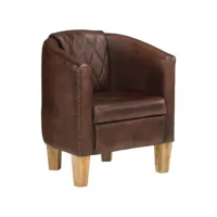 fauteuil repose moderne, fauteuil cabriolet marron clair cuir véritable deco56822 best00003875206-vd-confoma-fauteuil-m07-2533