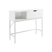 table console 92 x 30 x 80 cm blanc helloshop26 03_0008595