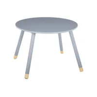 table enfant douceur - diam. 60 cm - gris