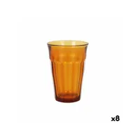 set de verres duralex picardie ambre 6 pièces 360 ml (8 unités)