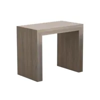 table console extensible en finition orme pliante 90x50 - 300 cm