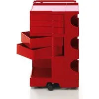 b-line - boby conteneur roulant 3/5, rouge