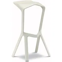 plank - miura stool, blanc (ral 9010)