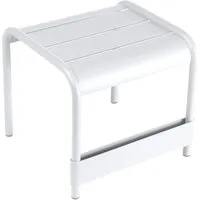 fermob - luxembourg table basse / repose-pieds, blanc coton