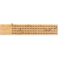 we do wood - scoreboard portemanteau horizontal, bambou naturel
