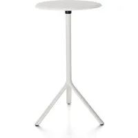 plank - miura table, hauteur 109 cm, blanc (ral 9010)