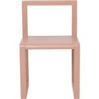 ferm living - chaise little architect chaise d'enfant, rose