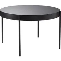 verpan - table 430, ø 120 cm, noir