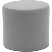 softline - tabouret tambour / table d'appoint haut, ø 45 x h 40 cm, feutre gris mélangé (620)