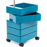 magis - 360° container 5 compartiments, bleu