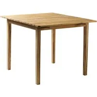 fdb møbler - m3 table de jardin 90 x 104,5 cm, teck