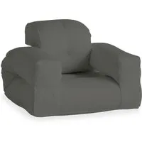 karup design - fauteuil hippo out, gris foncé (403)