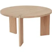 oyoy - table basse oy, ø 65 x h 36 cm, chêne naturel