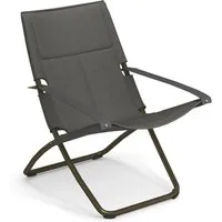 emu - snooze chaise longue cozy, bronze / gris foncé