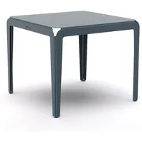 weltevree - bended table table de bistrot, 90 x 90 cm, gris-bleu (ral 5008)