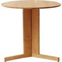 form & refine - trefoil table, ø 75 cm, chêne