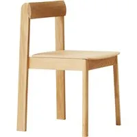 form & refine - blueprint chaise, chêne blanc pigmenté