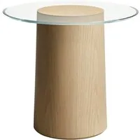 fritz hansen - stub table d'appoint, h 44,5 ø 49 cm, cendre