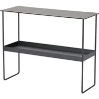 linddna - table console, acier noir / bull noir