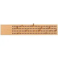 we do wood - scoreboard grand portemanteau horizontal, chêne naturel