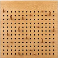 we do wood - scoreboard portemanteau carré, chêne naturel