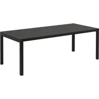 muuto - workshop table de salle à manger, 200 x 92 cm, noir