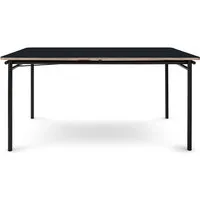 eva solo - taffel table à manger (extensible), 90 x 150-210 cm, nero