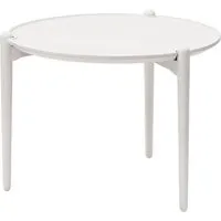 design house stockholm - aria table d'appoint haute, ø 60 x 46 cm, blanc