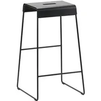 zone denmark - a-stool tabouret de bar, h 65 cm, noir