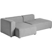 hay - mags sofa 2,5 places, combinaison 3, accoudoir à gauche / gris (hallingdal 116) (eu)