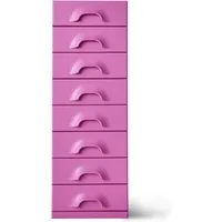 hkliving - commode avec 8 tiroirs, urban pink