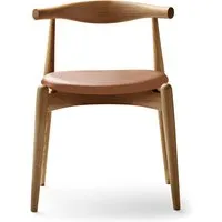 carl hansen - ch20 elbow chair, chêne huilé / cuir (sif 95)