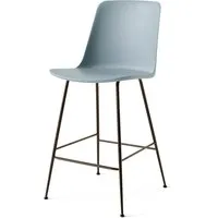 & tradition - rely hw91 chaise de bar, light blue / bronze