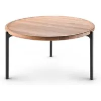 eva solo - savoye table basse, ø 60 x h 35 cm, chêne naturel / noir